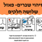 באנדל: חוברת ב: חוברת לתרגול שברים פשוטים + משחק לתרגול זיהוי שברים פשוטים