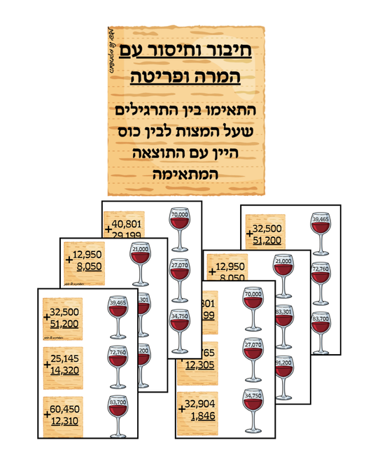 מרכז למידה לפסח- שכבה ד'